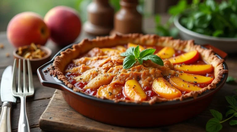 peach cobbler