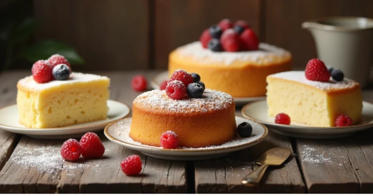 Sponge Chiffon Butter Cake Differences