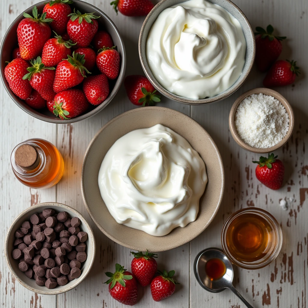 Chocolate Strawberry Yogurt Clusters